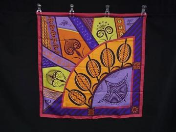 1円 ■美品■ HERMES エルメス GEOMETRIE CRETOISE【クレタの幾何学】シルク 大判 スカーフ ストール ショール ボルドー系 FV6357