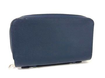 1円 ■美品■ LOUIS VUITTON ルイヴィトン M44276 タイガ ジッピーXL ラウンドファスナー 長財布 ウォレット 小銭入れ ネイビー系 FT5227