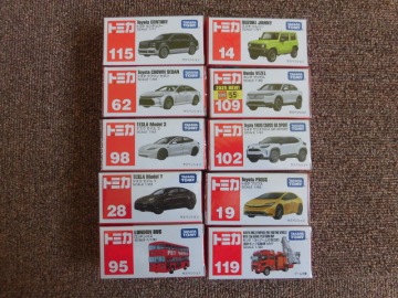 未使用 未開封 トミカ 10点 TAKARA TOMY ミニカー 乗用車 バス 消防車 等 玩具 激安1円スタート