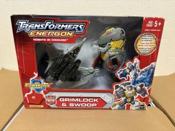  トランスフォーマー　 スーパーリンク　エネルゴン　グリムロック&スワープ　メガダイノボット　　 日本未発売 TRANSFORMERS ENERGON