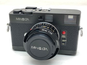 MINOLTA CLE / M-ROKKOR 28mm 1:2.8 レンジファインダー カメラ レンズ ジャンク 中古【UW010170】●