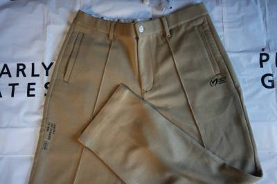 ★正規品★パーリーゲイツ PEARLY GATES マスターバニーエディション★ソリストヒート発熱ストレッチパンツ★吸湿発熱素材★ベージュ★6 LL