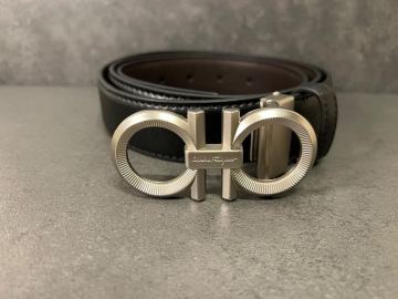 サルヴァトーレフェラガモ ガンチーニ　Salvatore Ferragamo ベルト　シルバー