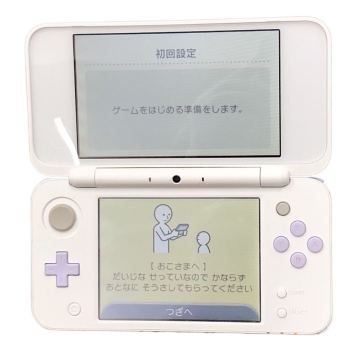 ◆ Nintendo ニンテンドー Newニンテンドー2DS LL JAN-001 ラベンダーホワイト　初期化済