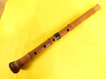 (TK-7) 尺八 巨川 都山流 和楽器 約54.5㎝ @60(12)