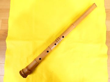 (TK-1) 尺八 鈴風 在銘 琴古流 和楽器 約63.7㎝ @60(12)