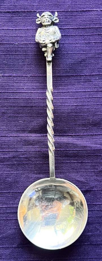 純銀スプーン　1890年製　アンティーク　37ｇ