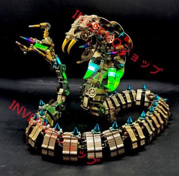 メガネガラガラヘビ高難度金属組み立て模型置物精密立体手机械組み立て3D玩具