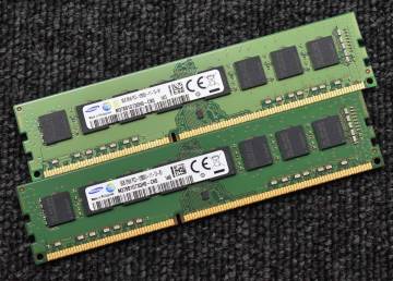 1円スタート 8GB 2枚組 (合計 16GB) PC3-12800 PC3-12800U DDR3-1600 240pin non-ECC UDIMM 2Rx8 Samsung (管:SA6532