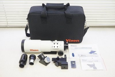 [QS][A6790212] Vixen ビクセン A62SS F520/D62 f/8.4 鏡筒 天体望遠鏡 XYスポットファインダー 等付属