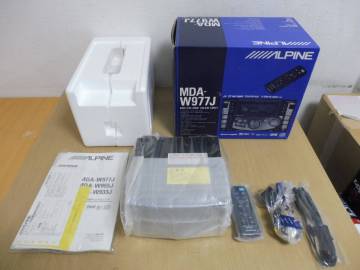 「T3B」未使用 ALPINE アルパイン カーステレオ MDA-W977J カーオーディオ 元箱付 保管品