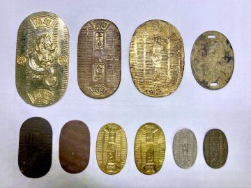 古銭　小判　絵銭　レプリカ　メダル　まとめて　今宮神楽所　弥栄大国主　万両　福小判