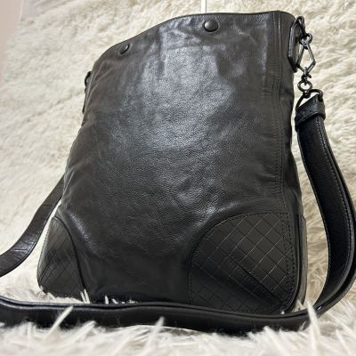 美品/2way BOTTEGAVENETA ボッテガヴェネタ スコルピート サコッシュ ショルダーバッグ クロスボディバック 斜め掛け イントレチャート