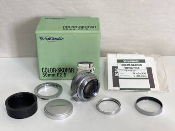 VOIGTLANDER COLOR-SKOPAR 50mm F2.5 フォクトレンダー L L39 ライカ Lマウント L-Mリング 付き
