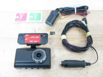 [111839-]コムテック HDR-251GH ドライブレコーダー 上級機 HD高画質200万画素 HDR/Gセンサー 2.7型TFT液晶 駐車監視機能付 動作良好1円～