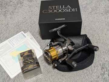SHIMANO/ シマノ 14STELLA /ステラ C3000SDH 夢屋スプールS-20 PE1215 中古品