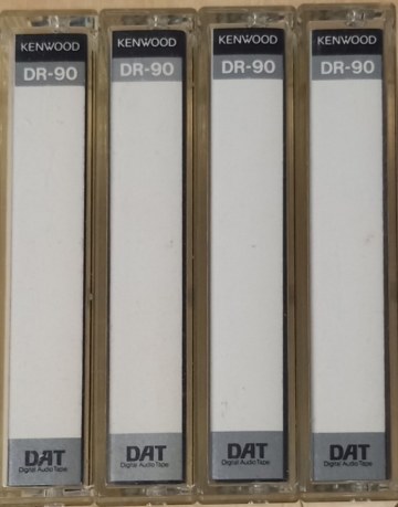 【使用僅少】KENWOOD ケンウッド DATテープ　４本セット