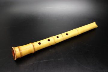 【江】高級和楽器 鹿山銘 尺八 直径5㎝&times;全長約48.5㎝ 丸印在銘 古美術品(縦笛木管楽器民謡箏曲長唄伝統音楽)XZ710 LTryeu CTJBnaos