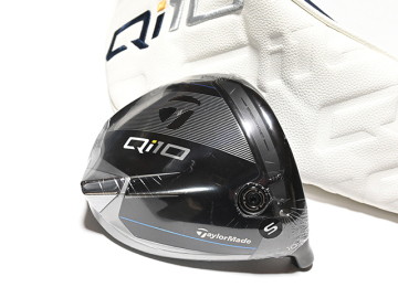 新品 保護フィルム未開封■TaylorMade テーラーメイド Qi10 ドライバー ロフト10.5【ヘッド単品】男性 右利き用 ヘッドカバー付