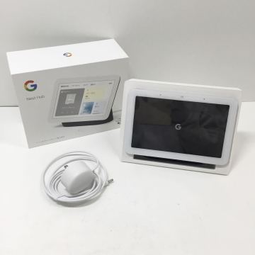 【動作品】Google グーグル Nest Hub ネストハブ 7インチ スマートディスプレイ 第２世代 タブレット ホワイト 白 GUIK2 1600 初期化済み