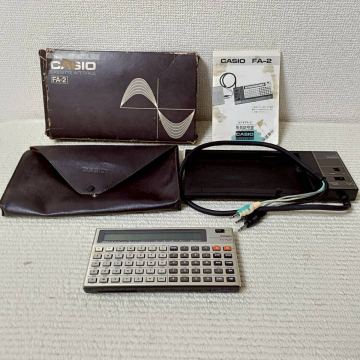 CASIO カシオ FX-702P FA-2 ポケットコンピュータ ポケコン カセットインターフェース 昭和レトロ【0708】