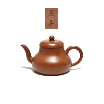  唐物 ［孟臣］煎茶道具 急須 紫砂朱泥 サイズ幅約11.2cm高さ約6.3cm