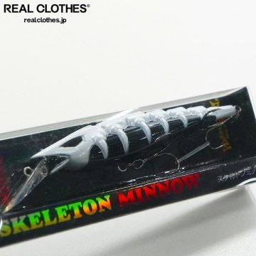 【未使用】Water Land/ウォーターランド スケルトンミノー S 16g ブラック/ホワイト ミノー ルアー /UPK