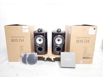 【未使用開封品】 B&W ビーアンドダブリュ 2Wayスピーカー 805D4 ペア 元箱付き 配送/来店引取可 ★ 74930-1