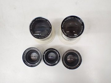 Schneider-Kreuznach Retina-Tele-Xenar 135mm F4 2本/ xenon 50mm F1.9 3本 デッケルマウント &cap; 74A86-4
