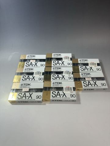 TDK カセットテープ SA-X90 HIGH POSITION ハイポジ　新品未開封　8本まとめ
