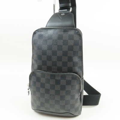 205309★1円スタート★LOUIS VUITTON ルイヴィトン 新品同様美品 アヴェニュースリング RFID ショルダーバッグ グラフィット ボディバッグ