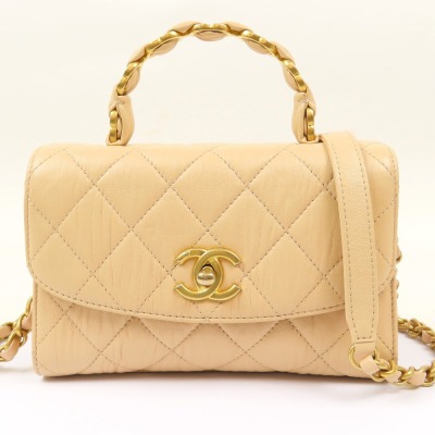 205319★1円スタート★CHANEL シャネル 新品同様美品 31番 ミニマトラッセ ターンロック ココマーク 2WAY チェーンショルダーバッグ