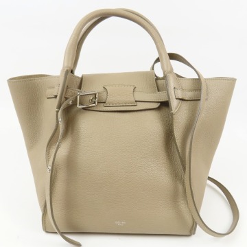 205345★1円スタート★CELINE セリーヌ 極美品 ビッグバッグ 2WAY ショルダーバッグ ハンドバッグ レザー ブラウン