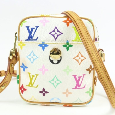 205407★1円スタート★LOUIS VUITTON ルイヴィトン 極美品 リフト 斜め掛けOK ヴィンテージ モノグラムマルチカラー ショルダーバッグ