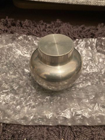 純錫(じゅんすず) 茶壺　茶入　茶道具