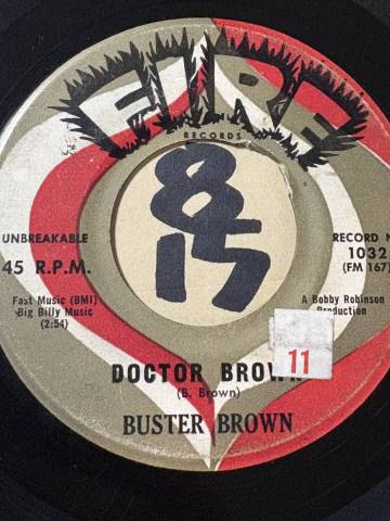 試聴 BUSTER BROWN DOCTOR BROWN 両面やや傷あり THE MOONGLOWS VA-The Roots Of Fleetwood Mac収録 1960