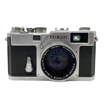 1円〜 Nikon ニコン S3 フィルムカメラ NIKKOR-S・C 50mm F1.4 ケース付 動作確認済 4087661