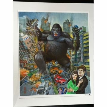 hxs 版画 渡辺正美 ソフトビニールの怪獣展 30枚限定 hxs HxS HS hxsxk izumonster zollmen NAGNAGNAG ソフビ 廣田彩玩所 ポスター