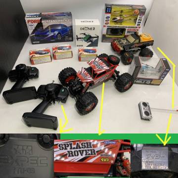 ジャンク ラジコン ドローン プロポ 等 まとめ売り トミー CAUL GT-R ヘリQ タミヤ EXPEC TTU-03 他 FORD GYRO ヘリコプター 4WD バギー RC