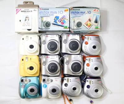 ★チェキ★FUJIFILM instax mini 7 instax mini 8 instax mini 10 instax mini 20 など インスタントカメラ 12個 大量！ まとめセット！