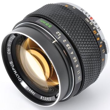 OLYMPUS OM-SYSTEM ZUIKO AUTO-S 55mm F1.2 オリンパス ＯＭ－システム ズイコー オート－Ｓ 55/1.2 JAPAN 日本製 G.ZUIKO 5.5 12