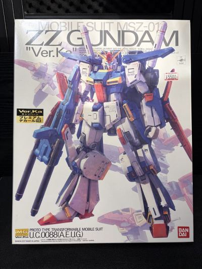 MG 機動戦士ガンダムZZ MSZ-010 ダブルゼータガンダム Ver Ka素組み完成品