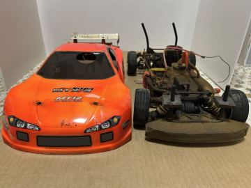 無限精機 MTX-2 NITRO 1/10 SCALE GAS POWERED 4WD TOURING CAR ジャンク品