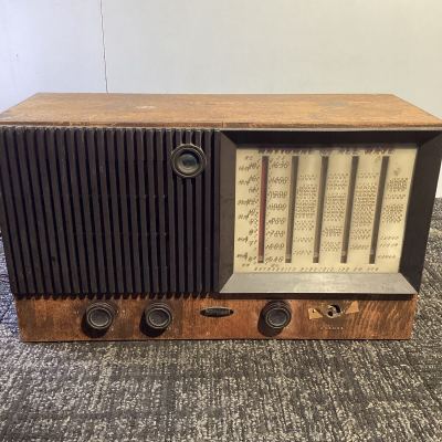 dd2130 ナショナル オールウエーブ 真空管ラジオ QA700 昭和レトロ 通電確認済 ジャンク品