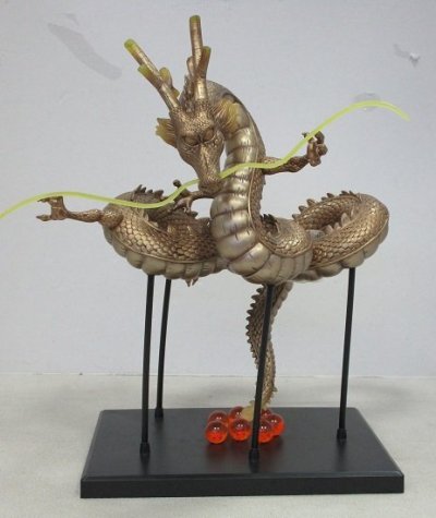 ■【現状渡し/箱なし】 一番くじ ガラポン ドラゴンボール改 金賞　神龍 シェンロン　リアル フィギュア　 ゴールドver.