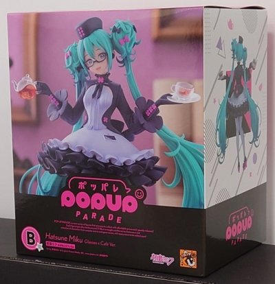 [未開封] B賞 POP UP PARADE 初音ミク めがねカフェVer.『グッスマくじ 初音ミク 2025 Autumn』// グッドスマイルカンパニー ※箱ダメージ