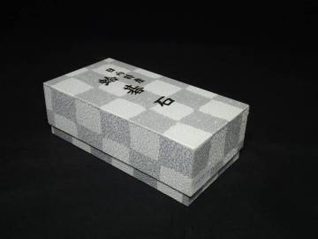 ◇日向特産 スワブテ蛤碁石34号『雪印』未使用美麗品!! 元箱付き◇I1