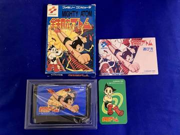 FC 美品　鉄腕アトム　箱説付き　カード綺麗　珍品　レア
