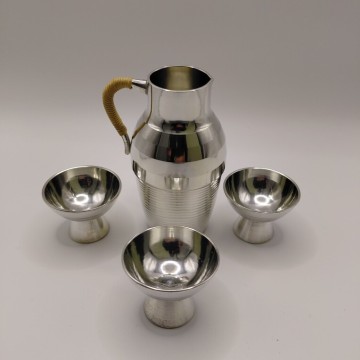 【未使用/保管品】本錫 錫半　酒器 徳利 盃　(11226)