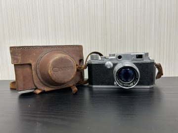 Canon　キャノン　レンジファインダー　SERENAR 1:1.8 50㎜　フィルムカメラ　シャッター音OK　純正レザーケース付き　現状品